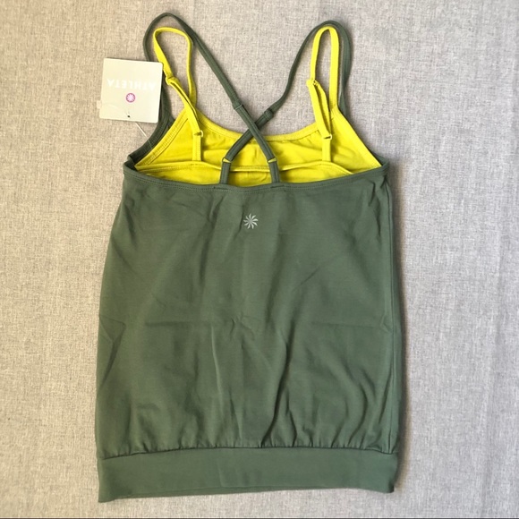 Athleta Tops - ATHLETA 2-Tone Organic Cotton Ribbed Tank